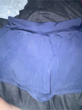 Women's Navy Athletic Skort Shorts - Comfortable Activewear